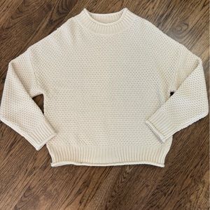 Cream colored sweater